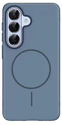 Obrázok produktu pre Kryt s farbou pre telefón Samsung Galaxy S26 – tmavomodrá, s tenkým magnetickým krúžkom MagSafe