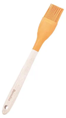 Image de Pinceau à pâtisserie et de cuisine en bois et silicone