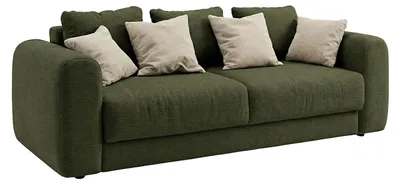 Produktbild von 4-Sitzer Schlafsofa – Stoff – Grün – ZABANO