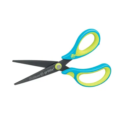Produktbild von Pelikan griffix Schulschere spitz Neon Fresh Blue 150 mm