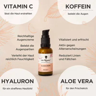 Produktbild von Von Kinsky Bio Augencreme Aloe Vera+Vitamin C 30 ml