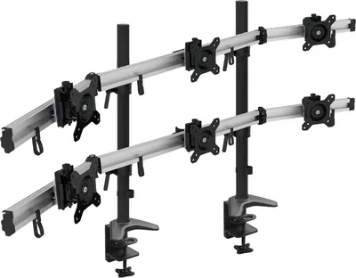 Produktbild von HFTEK MP260C-N - Sechsfacher Monitorarm - Tischhalterung