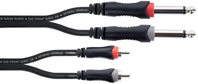 Image de Câble stéréo Cordial EU 1 PC
