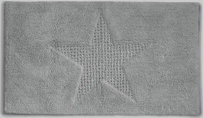 Produktbild von KELA Badematte Lindano 100%Baumwolle gletschergrau 120,0x70,0x1,8cm KL-21172
