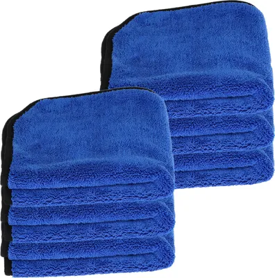 Produktbild von 6 Stück Premium Mikrofasertücher mit 600g/m² 40x40 cm in Profiqualität– umweltfreundlich, extrem saugstark und weich