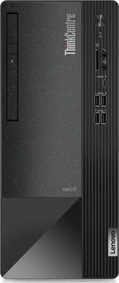 Obrázek produktu pro Lenovo ThinkCentre neo 50t 11SC - Tower - Core i5 12400 / 2,5 GHz - RAM 16 GB - SSD 512 GB - TCG Opal Encryption 2, NVMe - DVD-Writer - UHD Graphics 730 - GigE - Win 11 Pro - Monitor: žádný - Klávesnice: německá - černá (rám)