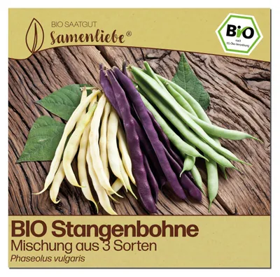 Produktbild von Samenliebe Bohne Samen | Mischung aus 3 Sorten - bunt - samenfestes Saatgut