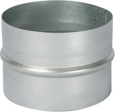 Produktbild von Anschlussarmatur aus Stahl, Verbinder für Abluftschlauch, Schlauch Ø 100mm