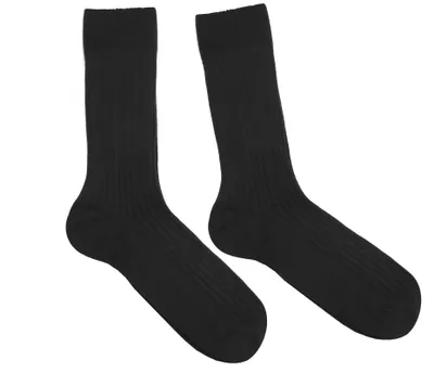 Produktbild von Damen Basic Socken aus Baumwolle Rippe: Natur Farben Braun Größe 35-38
