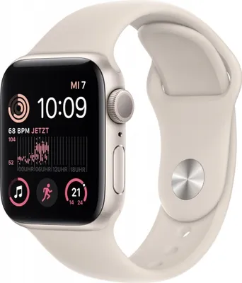 Produktbild von Apple Watch SE 2024 GPS 40mm Midnight Aluminium Case a Midnight Sport Band Velikost S/M -