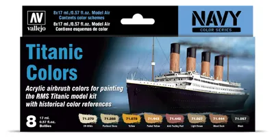 Produktbild von Vallejo 71.646 - Farb-Set Titanic - Neu