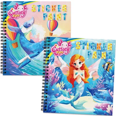 Image de Livre de stickers pour enfants de 4 à 8 ans avec des stickers de sirène
