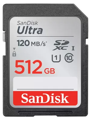 Immagine prodotto di SanDisk Ultrastar SDSDUN4-512G-GN6IN Scheda di memoria 512 GB SDHC UHS-I Classe 10 (SDSDUN4-512G-GN6IN)