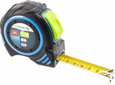 Obrázok produktu pre Högert meracia páska 5 m, 19 mm, Autostop, nylon, s magnetom