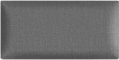 Obrázok produktu pre Nástenné panely 3D 30 x 60 cm čalúnené - na veľmi jednoduchú montáž, z velúrovej tkaniny, s mäkkou výplňou, farba sivá