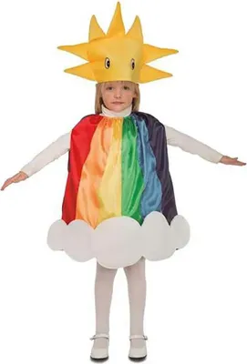 Immagine prodotto di Costume da mamma arcobaleno per bambini multicolore 3-4 anni multicolore 3-4 anni