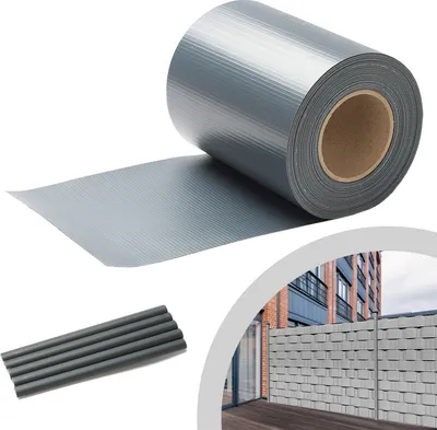 Produktbild von SWANEW 6x 70m Sichtschutzfolie Gartenfreude Folie PVC Zaun Folie SichtschutzStreifen,Schwarz