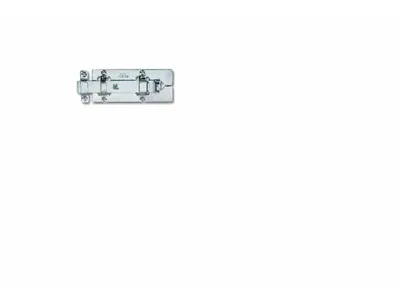 Produktbild von Burg-Wächter Türriegel SR 80 SB Länge 80mm Breite 34mm Öse 7mm wetterfest verzinkt - SR 80 SB
