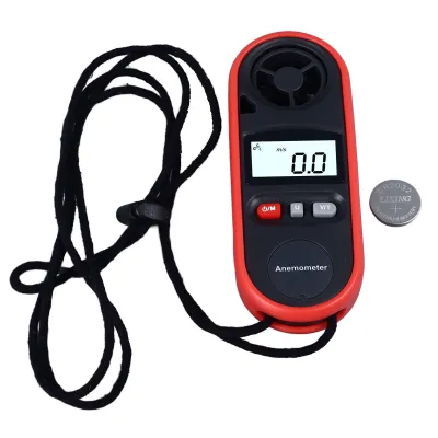 Obrázok produktu pre Anemometer Ručný digitálny merač rýchlosti vetra Merač prietoku vzduchu pre domáce HVAC 14 ℉-113 ℉ Teplota