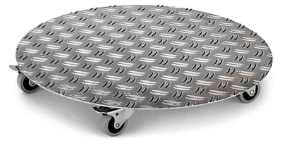 Produktbild von Pflanzenroller aus Aluminium, rund 30 cm