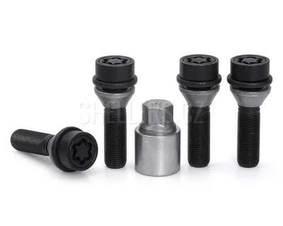 Obrázok produktu pre Bezpečnostné poistné skrutky M14x1,25x41 s kužeľom, kľúč 17, SICUSTAR BVN741VK, BMW, čierna