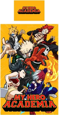 Image de My Hero Academia - Figurines Parure de lit, réversible TC738 (Lit simple) (Multicolore)