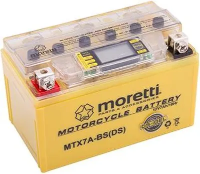 Zdjęcie produktu dla Akumulator Żelowy Ytx7A-Bs Moretti - Ze Wskaźnikiem Agm