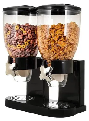 Produktbild von Mikamax Cerealienspender schwarz Kunststoff 2 l