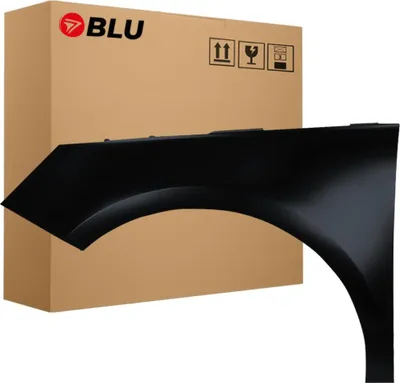Immagine prodotto di BLU Parafango compatibile con Audi A1 8X LY9T Sinistra Schwarz MythosSchwarz | 2010-2018 | Anteriore | Verniciato | Pronto per il montaggio | Zincato