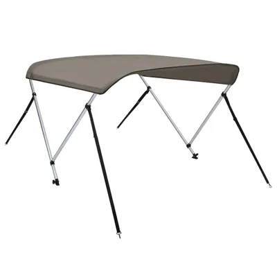 Immagine prodotto di vidaXL 2-Bow Bimini Top Grigio 150x120x110 cm