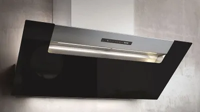 Produktbild von Berbel BKH 90 GL-2 Glassline Kopffreihaube, Wand-/Schrankmontage, Abluft/Umluft, max. 630 m³/h, 90 cm Breite, Metall-Filter, 4 Gebläsestufen, 58 dB