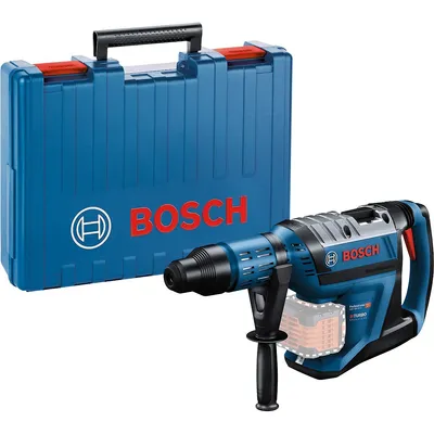 Zdjęcie produktu dla Bosch GBH 18V-45 C Professional, Wiertarka pistoletowa, SDS Max, Bezszczotkowy, Czarny, Niebieski, Czerwony, 305 RPM, 2760 bpm