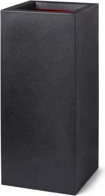 Produktbild von Capi Pflanzgefäß Urban Smooth Rechteckig 36 x 79 cm Schwarz