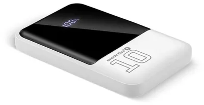 Obrázek produktu pro everActive Powerbank 10, 2x USB, 1x USB-C, 22,5 W, QC4+, LCD displej, bílá – baterie