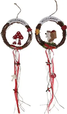 Produktbild von TrendLine Deko Herbstkranz Ø 17 cm braun rot