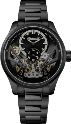 Produktbild von Ingersoll Herren Analog Uhr Sport Edelstahl Armbanduhr schwarz UIN16102