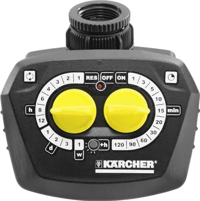 Zdjęcie produktu dla Kärcher WT 4.000, Mechaniczny regulator nawadniania, 120 min, Czarny, Żółty, 1 szt.