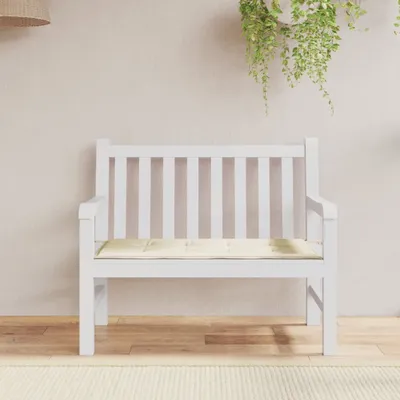 Produktbild von The Living Store Gartenbank-Auflage Creme 120x50x3 cm Oxford-Gewebe