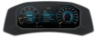 Obrázok produktu pre Digitálny prístrojový panel, 12,3-palcový HD displej, bezdrôtová konektivita, pre model T-ROC 2018–2025