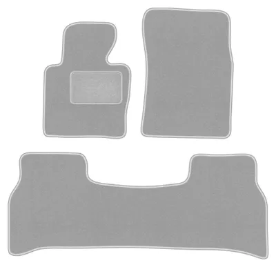 Productafbeelding van Velours automatten voor Range Rover III L322 2001-2012 (SUV) – 3-delig, grijs, op maat – Wielganizator OSLO