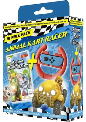 Produktbild von Animal Kart Racer Wheel Bundle Pack (NSW) - Code in box
