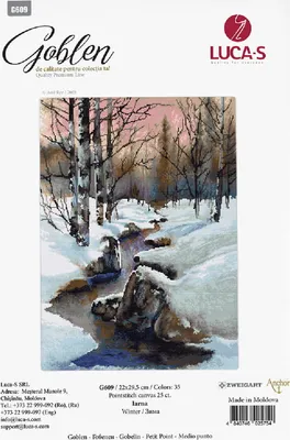 Produktbild von Luca-S Gobelin Set "Winter", Zählmuster, 22x29,5cm