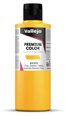 Acrylfarbe fluoreszierend Gelb 200 ml für Airbrush
