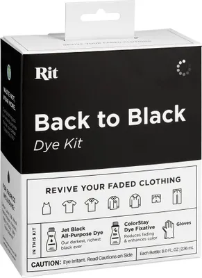 Obrázok produktu pre Rit farba na textil Back to Black Set - farbenie oblečenia na čierno