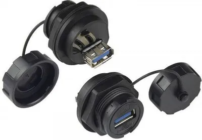 Produktbild von Good Connections Industrie-Kupplung S4 - USB 3.0 A-A