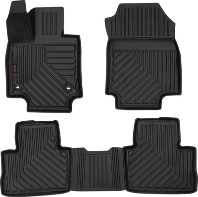 Immagine prodotto di Tappetini auto in gomma 3D Wielganizator per Toyota RAV4 V SUV (2019-) – neri, bordo alto, set 4 pz