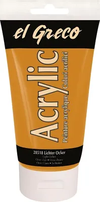 Produktbild von KREUL el Greco Acrylic, 150 ml, Orange, Tube, Wasserfest