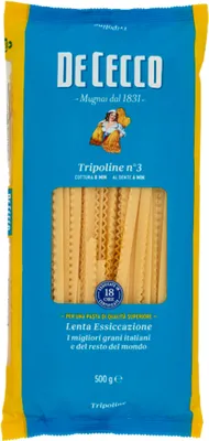 Image de Pâtes Tripoline n°3 De Cecco, 500 g