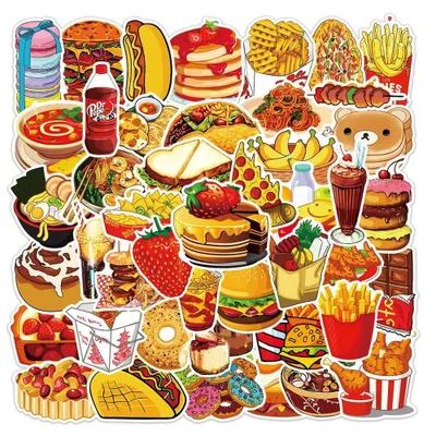 Image de Autocollants - plats - 50 pcs