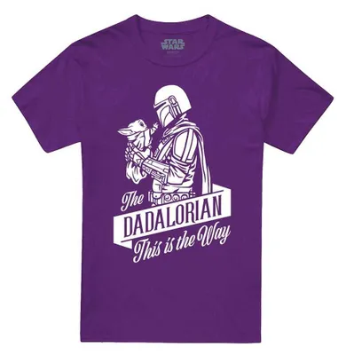Produktbild von Star Wars - "Dadalorian" T-Shirt für Herren TV34856 (3XL) (Violett)
